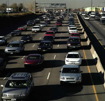 Cars in Heavy Traffic