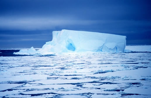 Iceberg and Ice Floes